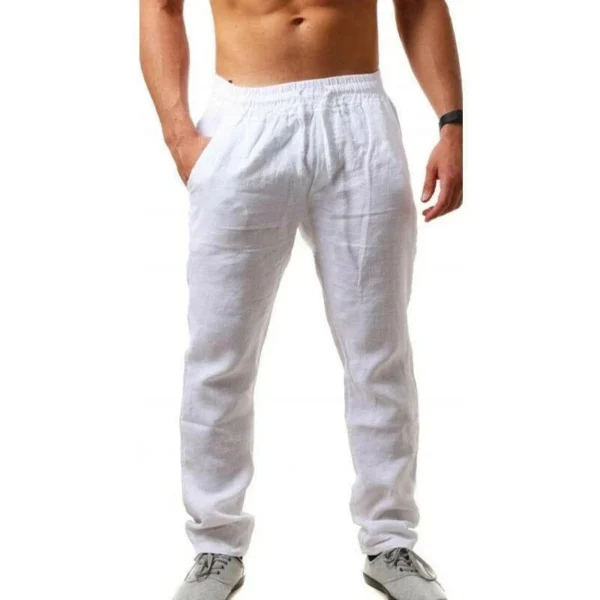 Men's Cotton Linen Loose Pants Summer Casual Plus Size M-5XL - Image 2