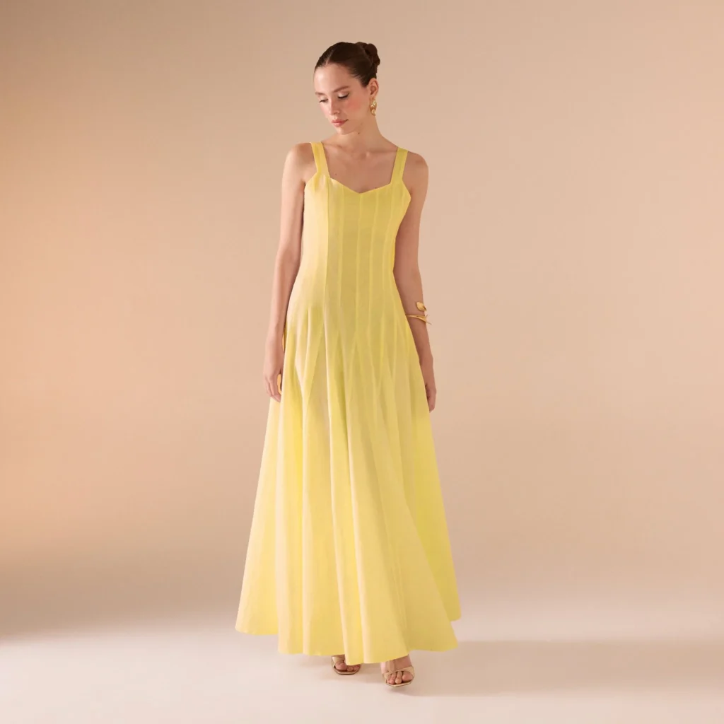 Fitted & Tailored Linen Maxi Dresses