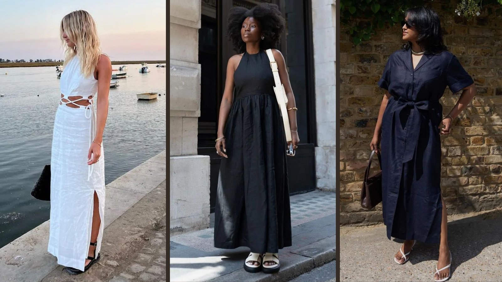 How to accessorize linen maxi dresses with minimalist jewelry for a chic summer look