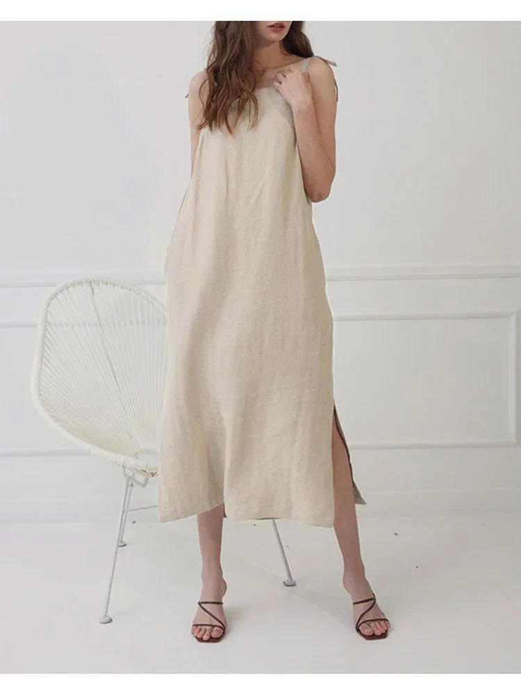 lightweight breathable linen dress for humid weather everyday wear
