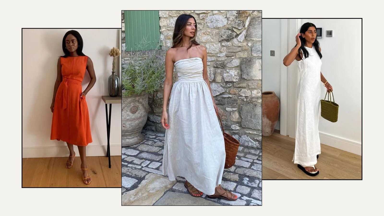 choosing linen dress colors based on different skin tones and undertones